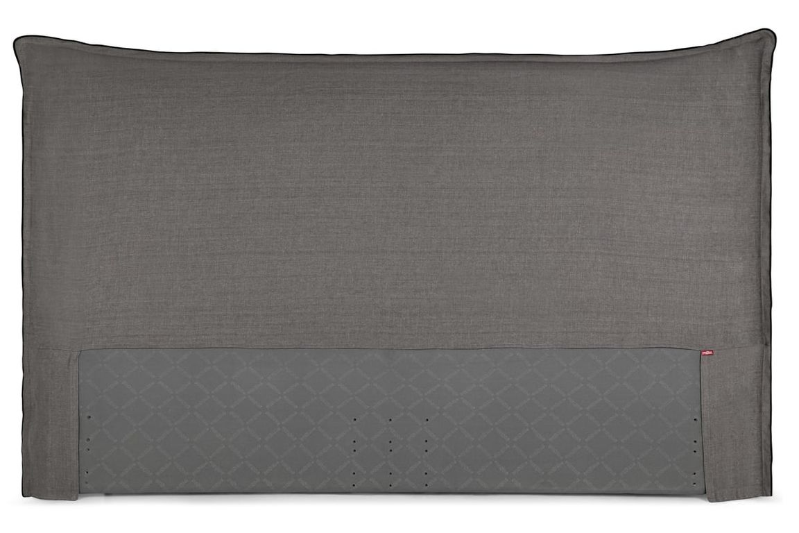 Respaldo Howick Super King Tela Gris