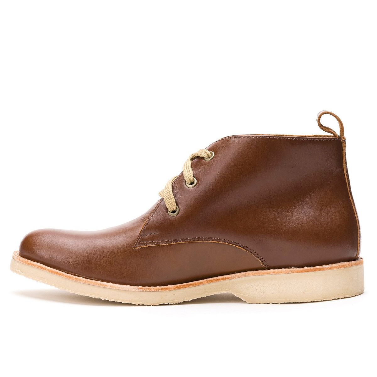 BARRIENTOS - Botín Cuero Carahue Café Barrientos