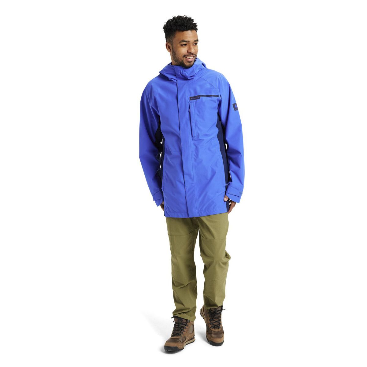 BURTON - Chaqueta Hombre Veridry 2L Rain Jack Azul BURTON