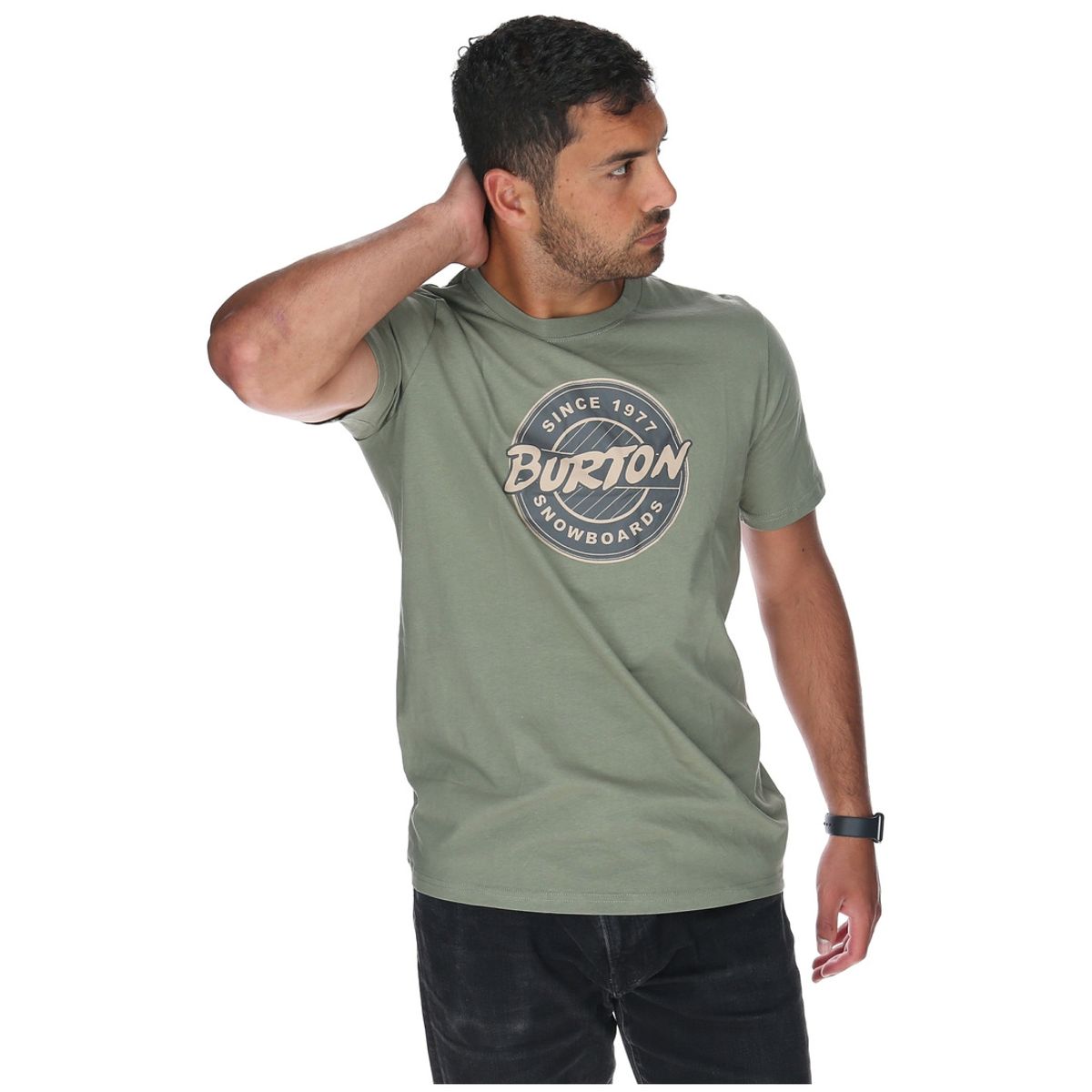 BURTON - Polera M/C Hombre Mauna Loa Gris BURTON