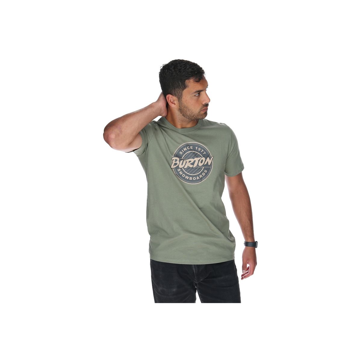 BURTON - Polera M/C Hombre Mauna Loa Gris BURTON