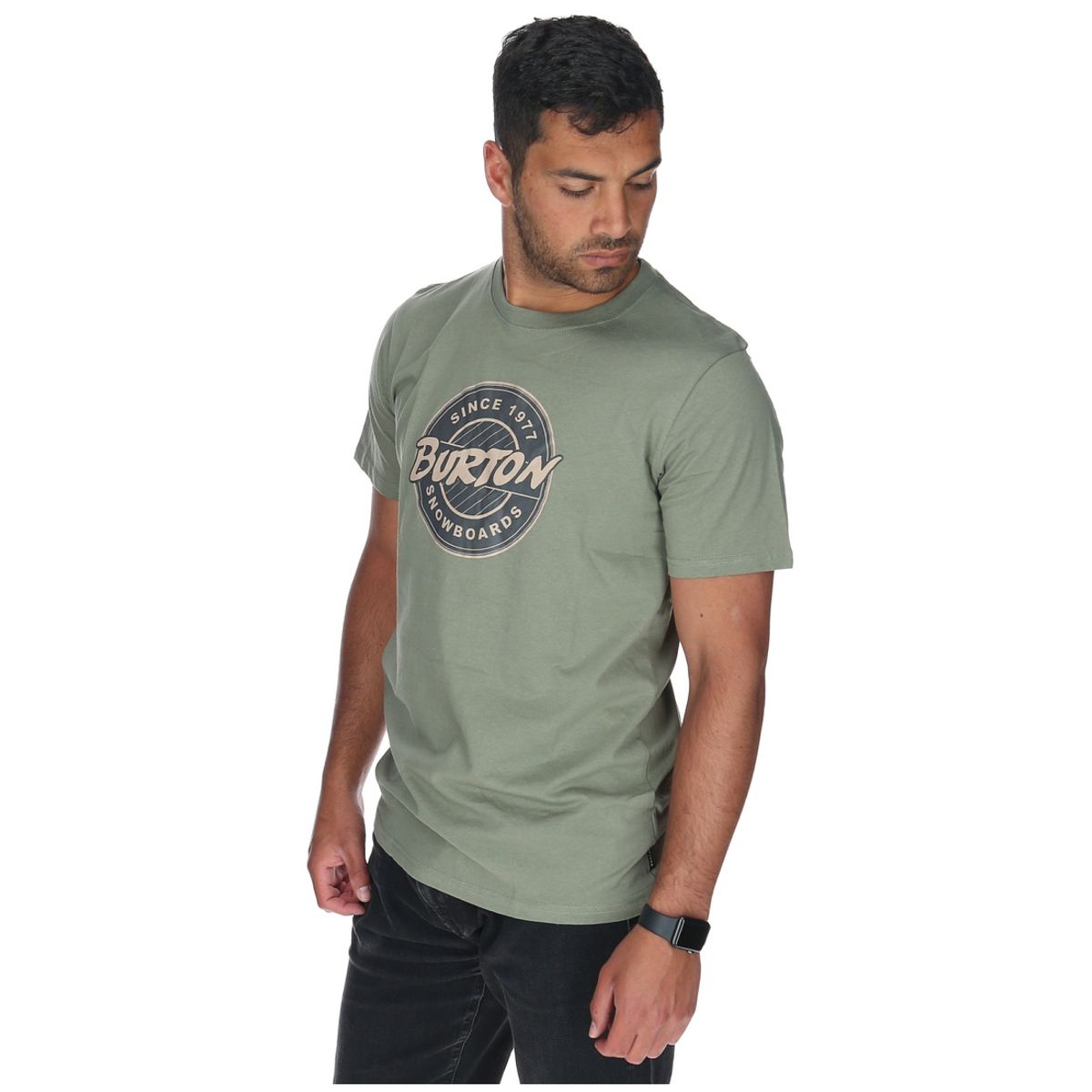 BURTON - Polera M/C Hombre Mauna Loa Gris BURTON