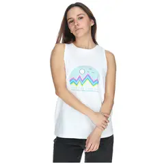 BURTON - Polera S/M Mujer Lounge Blanco