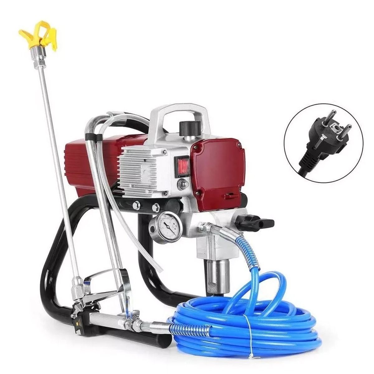DE TODO Y MAS - Equipo de pintura airless 1.700 w 2.3 lpm 3200 psi profesional DETODOYMAS