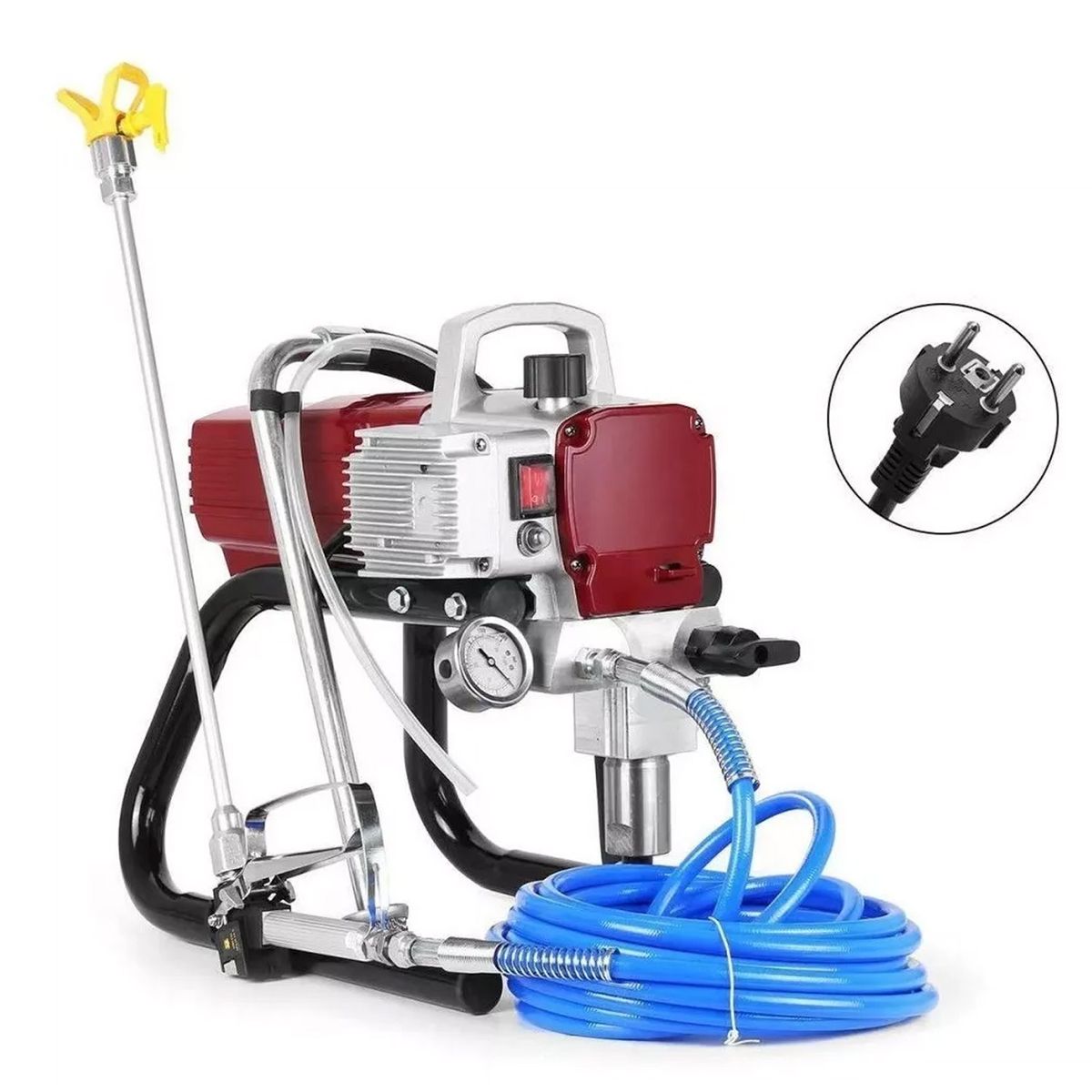 DE TODO Y MAS - Equipo de pintura airless 1.700 w 2.3 lpm 3200 psi profesional DETODOYMAS