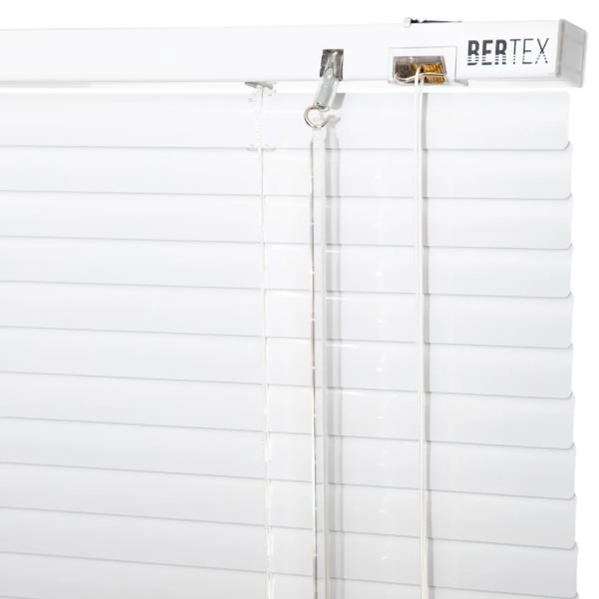 BERTEX - Persiana de aluminio Blanca 155cm anchox230cm alto Láminas 25mm BERTEX