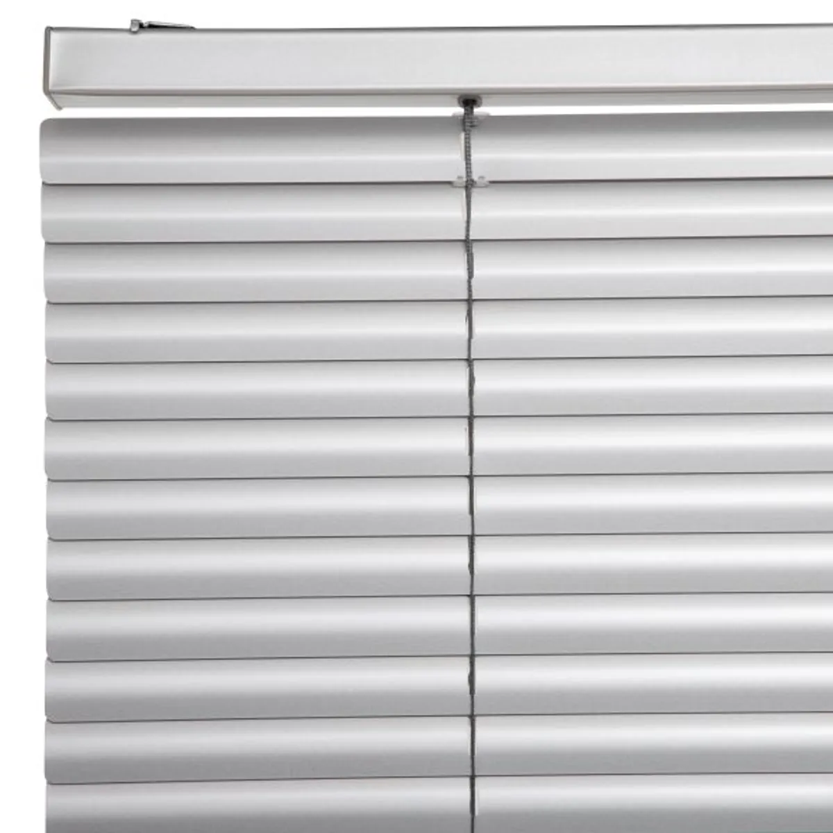 BERTEX - Persiana de aluminio Plata 155cm ancho x140cm alto Láminas 25mm BERTEX