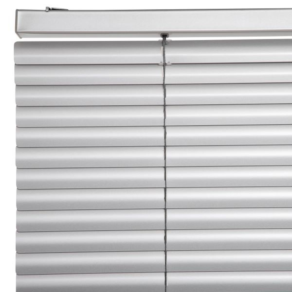 BERTEX - Persiana de aluminio Plata 150cm ancho x140cm alto Láminas 25mm BERTEX