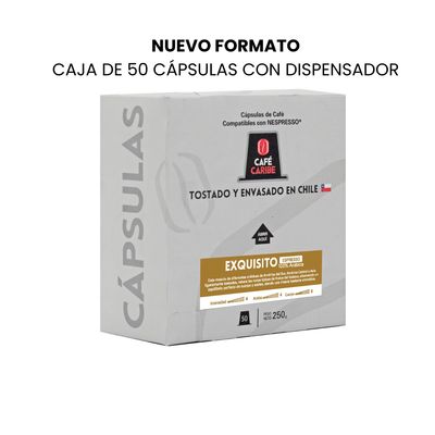 Imagen 2 del producto Café Exquisito Espresso 100 cápsulas Nespresso compatibles