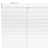 Persiana de aluminio Blanca 90cm ancho x140cm alto Láminas 25mm