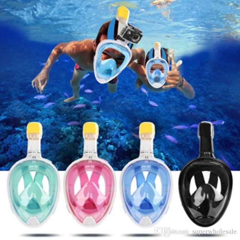 GENERICO - Mascara Buceo Snorkel Mascara Base Gopro Antiempañante Pro