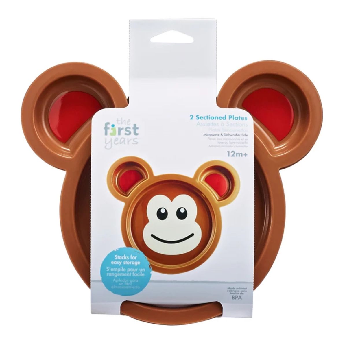 THE FIRST YEARS - 2 PLATOS SECCIONADOS MONO THE FIRST YEARS