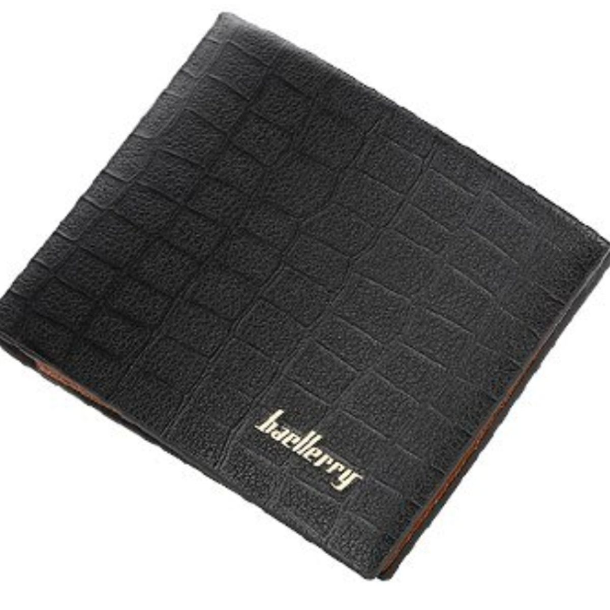 BAELLERRY - Billetera Cuero Pu Lujo Baellery Alta Calidad Mod Cuadros