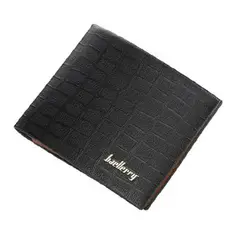 BAELLERRY - Billetera Cuero Pu Lujo Baellery Alta Calidad Mod Cuadros