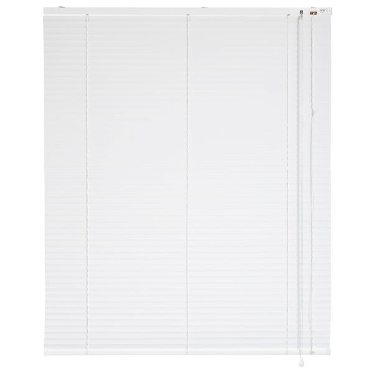BERTEX - Persiana de aluminio Blanca 90cm ancho x140cm alto Láminas 25mm BERTEX
