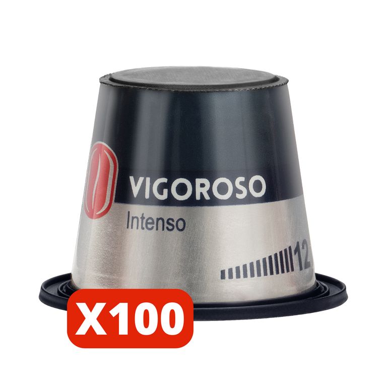 Cafe Vigoroso Intenso 100 capsulas Nespresso compatibles