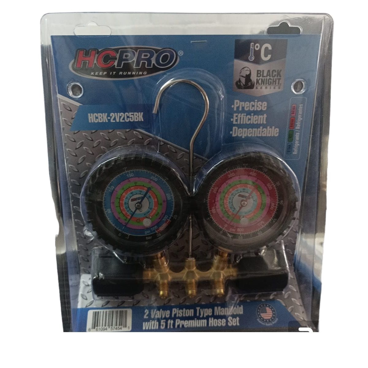 GENERICO - Manifold Manómetros Árbol de Carga HCPRO R134 R22 R404A R410A