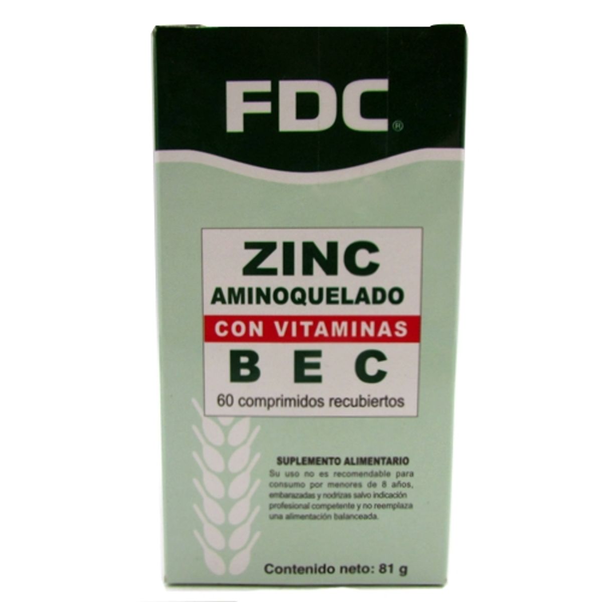 FDC - Zinc + VitB + VitE + VitC x 60 tabletas