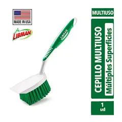 LIBMAN - Cepillo Multiuso De Mango Corto Para Cocina