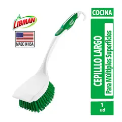 LIBMAN - Cepillo Multiuso De Mango Largo Para Cocina