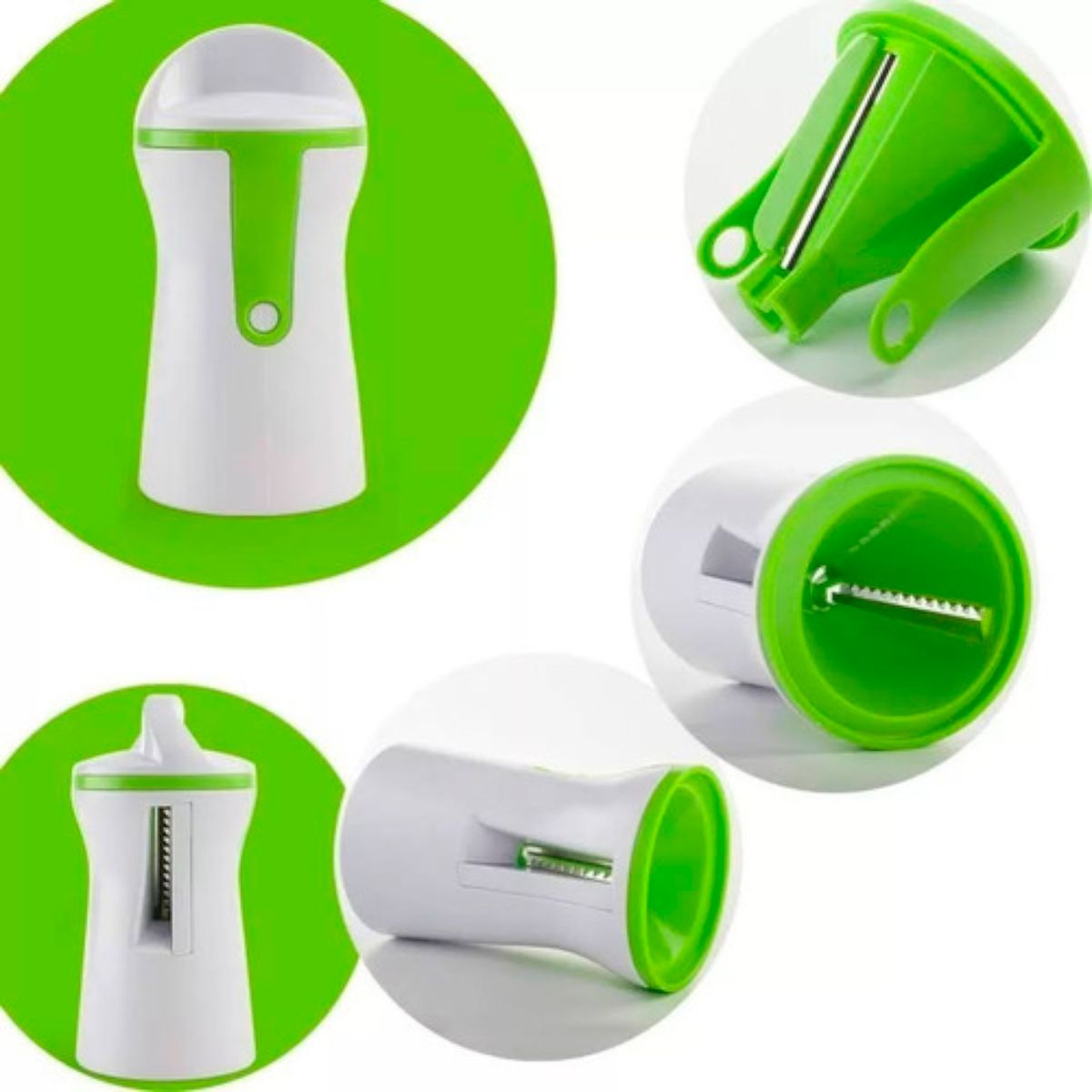 GENERICO - Cortador En Espiral Rallador Verduras Juliana