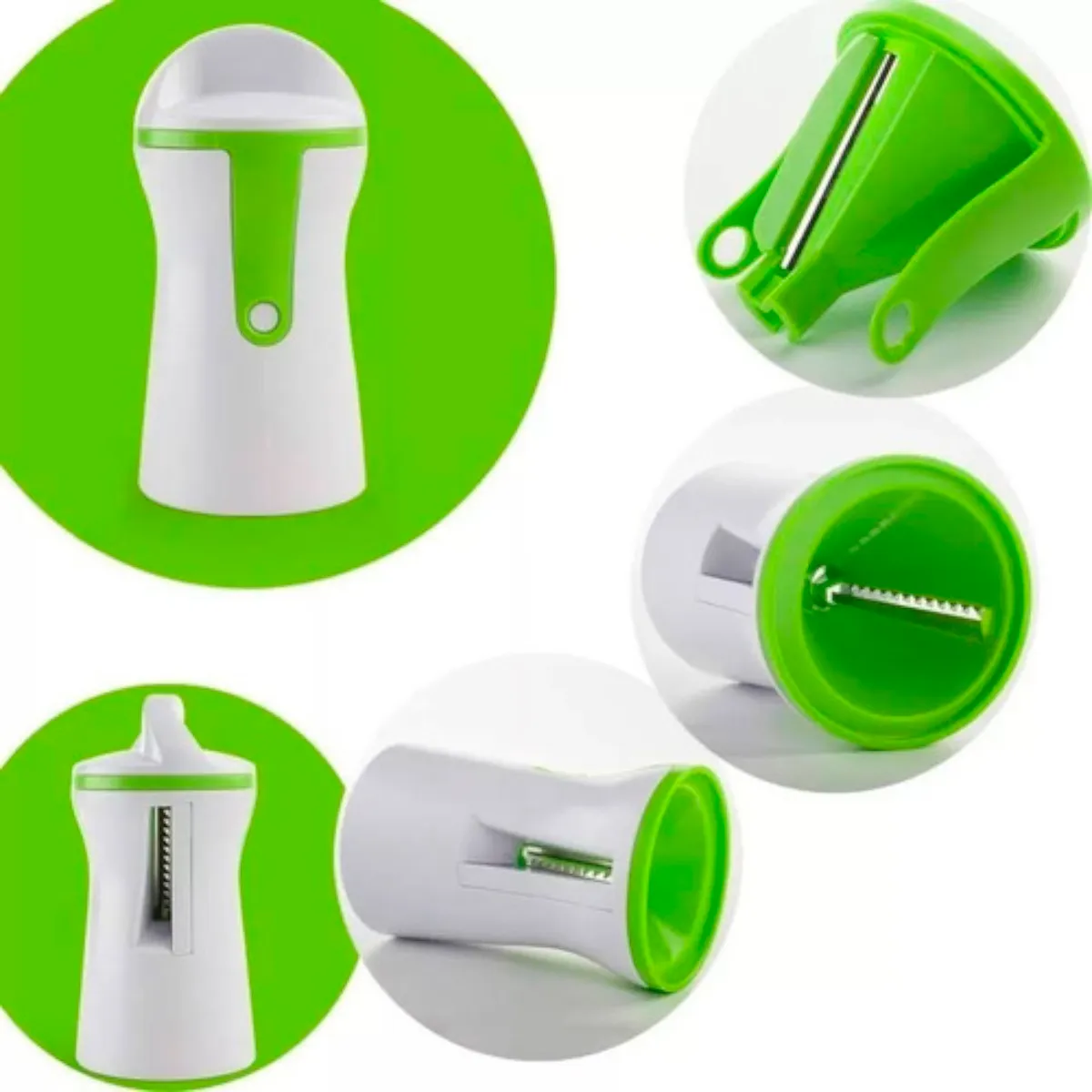 GENERICO - Cortador En Espiral Rallador Verduras Juliana