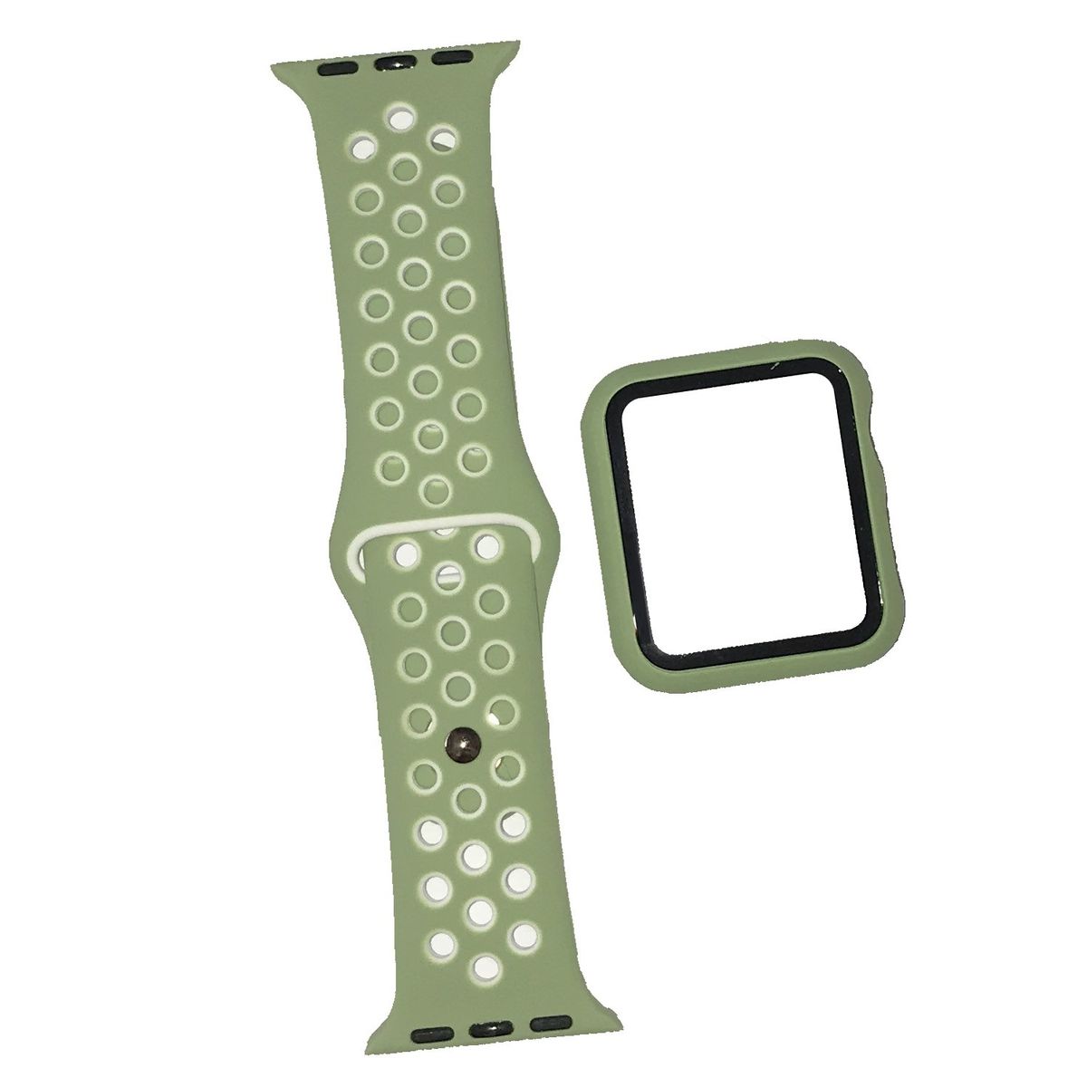 GENERICO - Correa Sport Para Apple Watch Con Protector 44mm - 42 44mm L