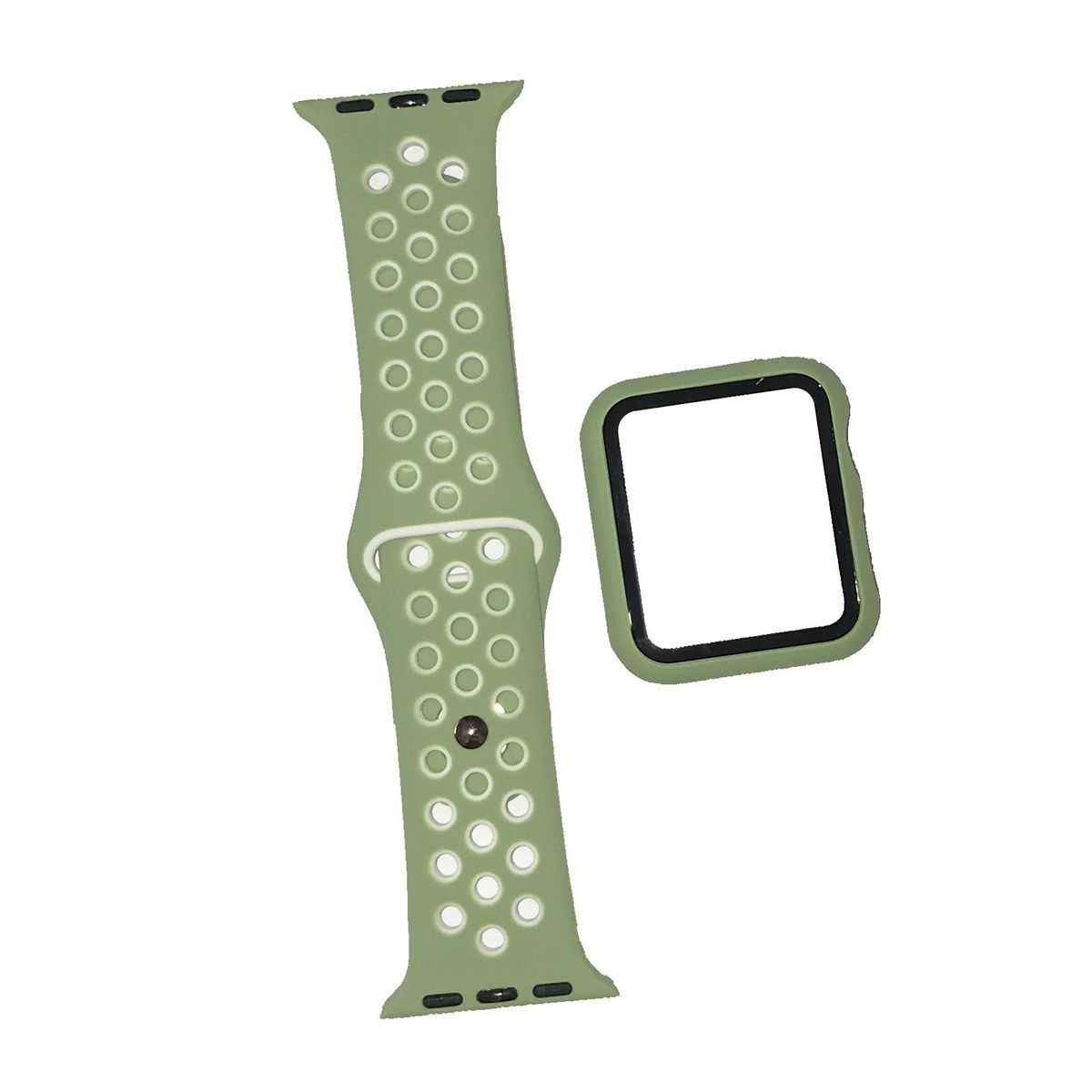 GENERICO - Correa Sport Para Apple Watch Con Protector 44mm - 42 44mm L