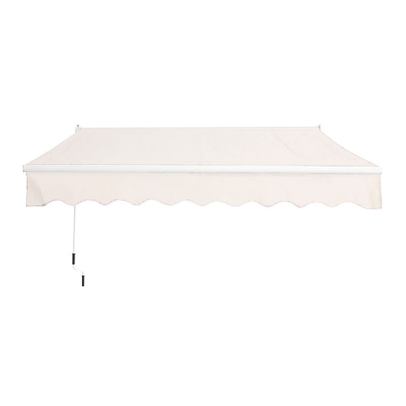 VINCENZI - Toldo con brazo retractil Terrazas 2x15 Mts Blanco