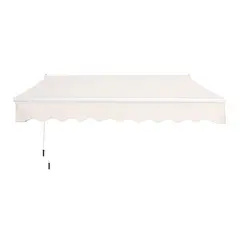 VINCENZI - Toldo con brazo retractil Terrazas 2x15 Mts Blanco