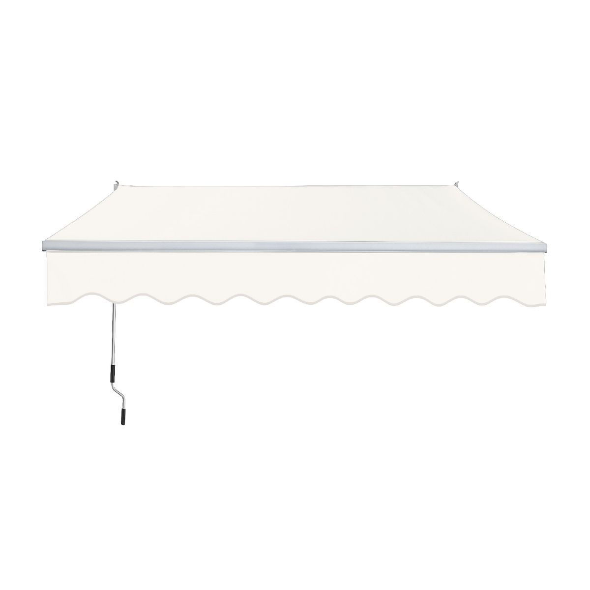 VINCENZI - Toldo con brazo retractil Terrazas 2 x 1,5 Mts Blanco