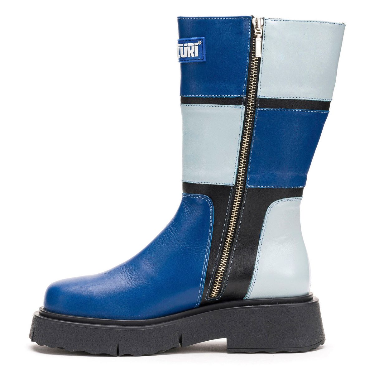 LANDAZURI - Bota Cuero Rea Azul Landazuri