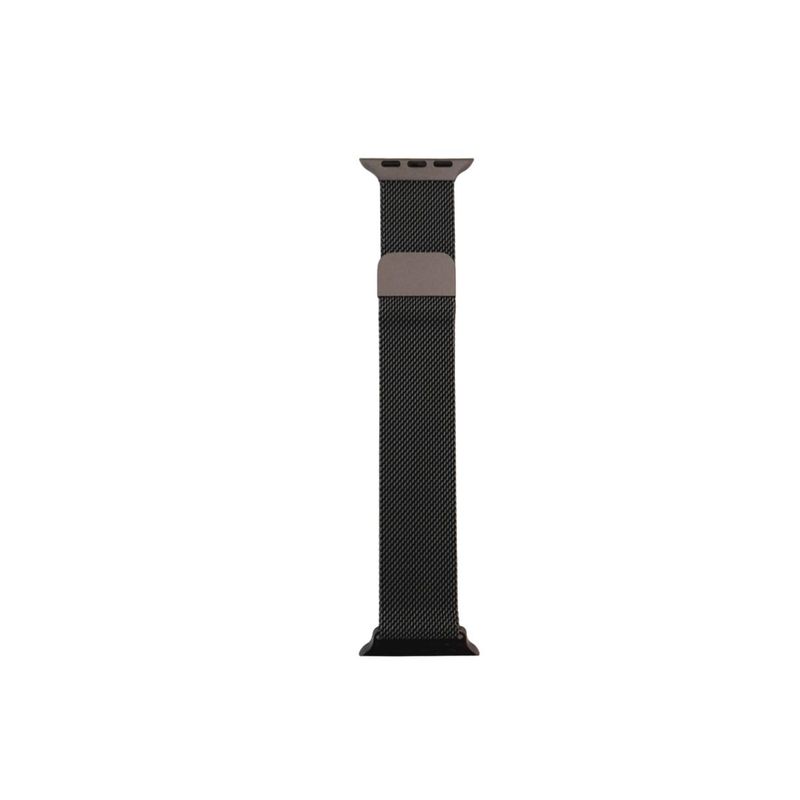 GENERICO - Correa milanesa acero inox 38-40-41m Gris oscuro comp con Apple Watch