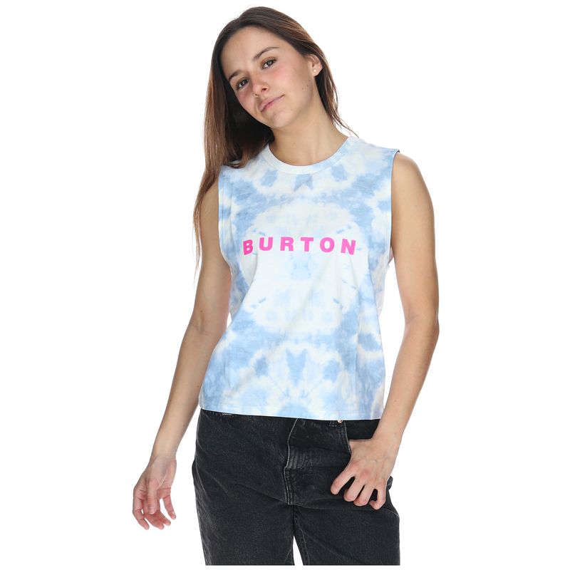 BURTON - Polera S/M Mujer Vadell Azul BURTON