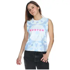 BURTON - Polera S/M Mujer Vadell Azul