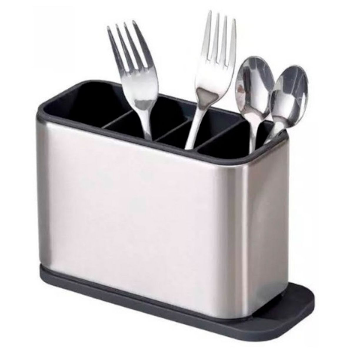 GENERICO - Escurridor Secador Organizador De Cubiertos Acero Inoxidable