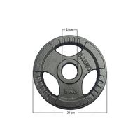 Discos Olimpicos Acero Par 5 Kg