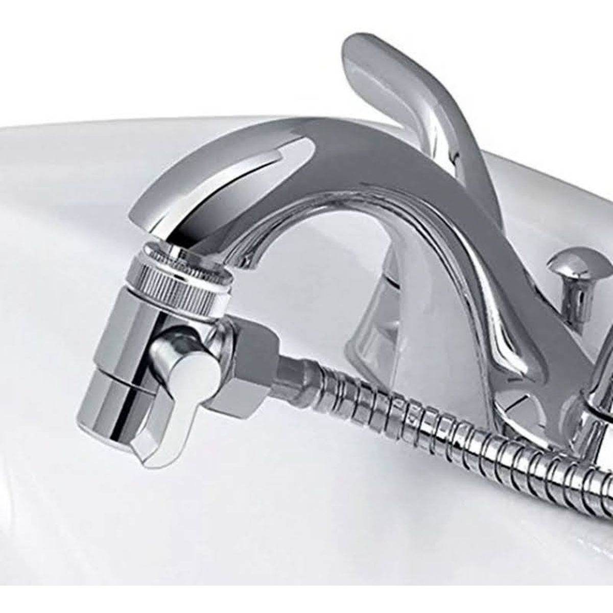 GENERICO - Llave Extension Flexible Lavaplatos Monomando Filtro Agua