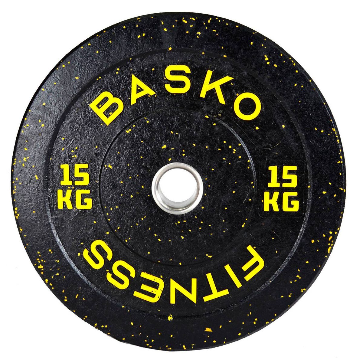 BASKO FITNESS - Bumper Plate Disco 15 Kg  Pesas Unidad