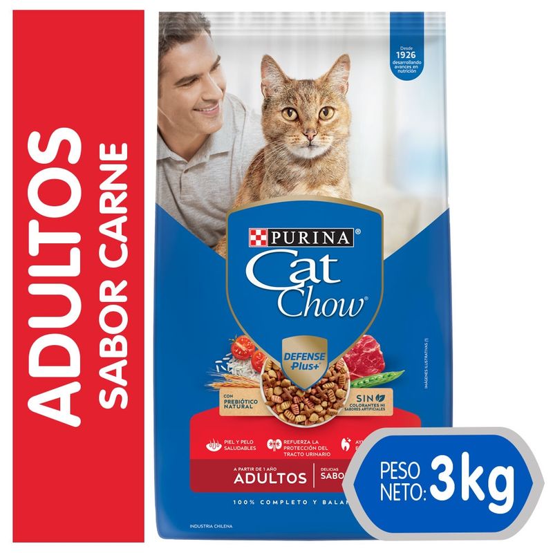 CAT CHOW - Alimento seco CAT CHOW® Adulto Carne 3kg