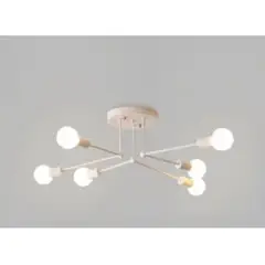 DANWEILE - Lámpara 6 cabeza dormitorio principal lámpara de iluminación Ngero