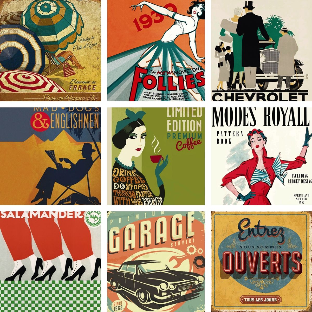 MONNO - 27 AZULEJO DECORATIVO DE VINIL AUTOADHESIVO VINTAGE