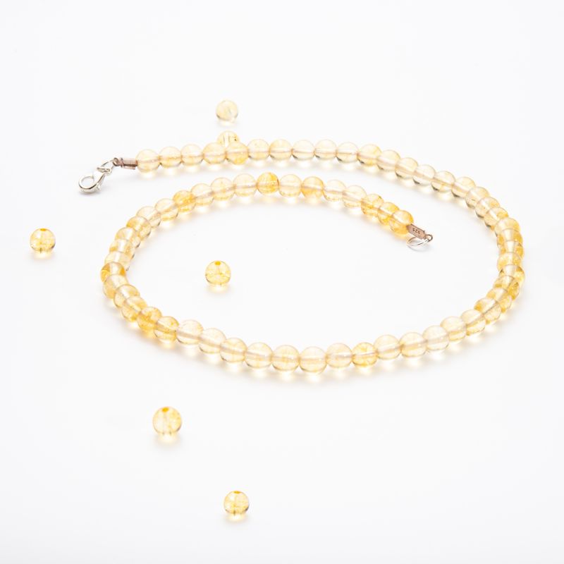 MCPTIENDATALLER - Collar de piedras citrino