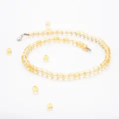 MCPTIENDATALLER - Collar de piedras citrino