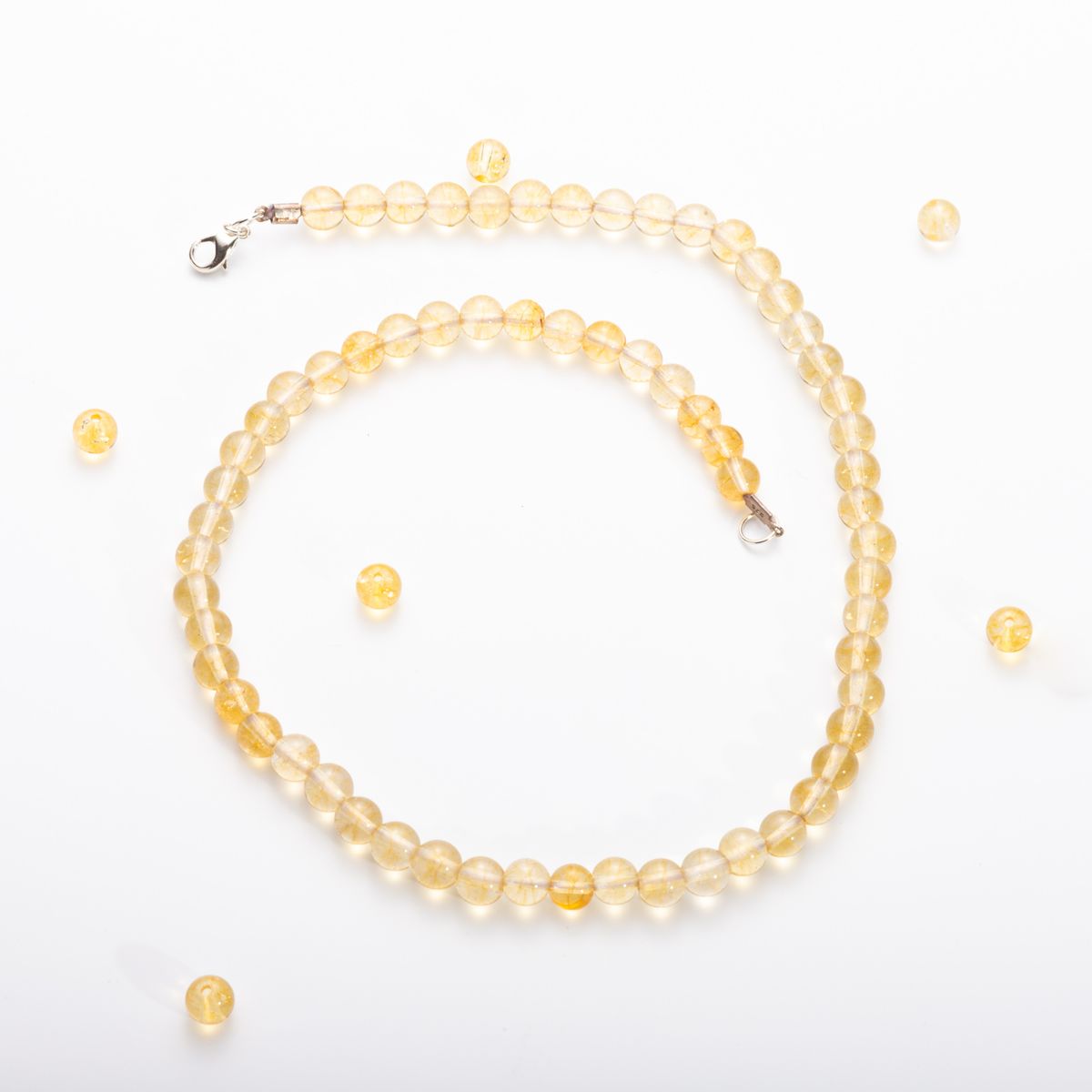 MCPTIENDATALLER - Collar de piedras citrino