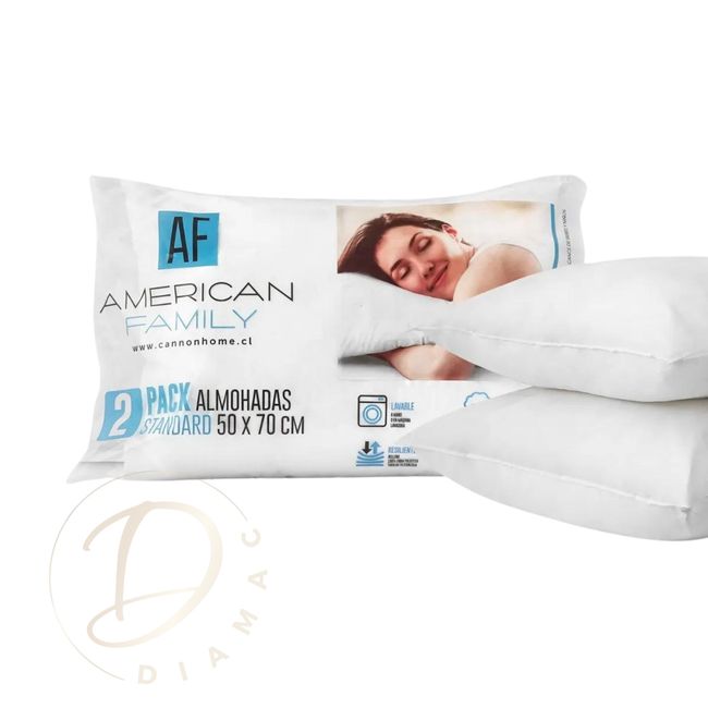 CANNON - Almohadas Cannon set De 2 American Family 50x70 Cm