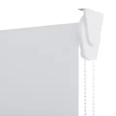 BERTEX - Cortina Roller Blackout 100cm ancho x240cm alto Persiana Blanca