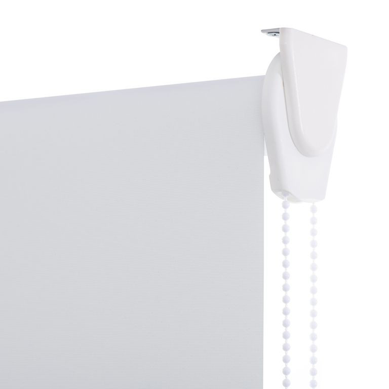 Cortina Roller Blackout Blanca 140x170 cm Persiana de altura ajustable