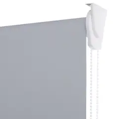 BERTEX - Cortina Roller Blackout Gris 95x240 cm Persiana de altura ajustable