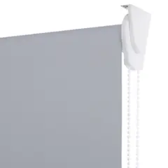 BERTEX - Cortina Roller Blackout 135cm ancho x 170cm alto Persiana Gris